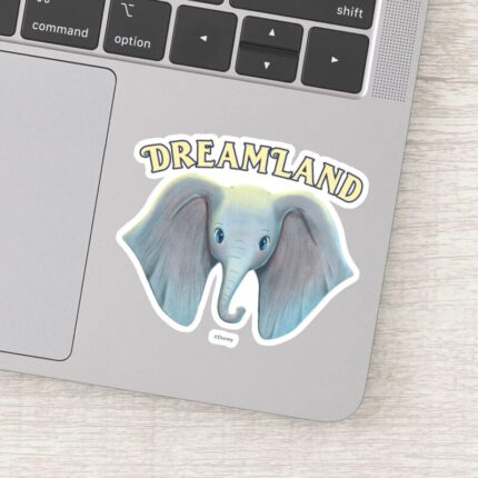 Dumbo Cute Large Ears Painted Art Sticker