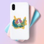 Earthy Girl Laptop Mobile Stickers