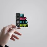 Eat Sleep PI 3.14 Witty Stickers