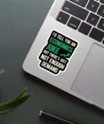 Economics Joke Sticker