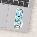 Ed Edd N Eddy Ed Heads Sticker