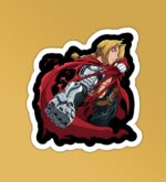 Edward Elric Fullmetal Alchemist Laptop Mobile Stickers