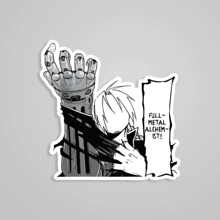 Edward Fullmetal Alchemist Anime Stickers