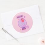 Embarrassment Awkward Classic Round Sticker