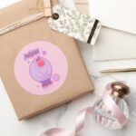 Embarrassment Awkward Classic Round Sticker