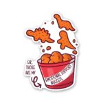 Emotional Support Nuggets Sticker