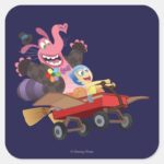 Emotional Roller Coaster Square Sticker