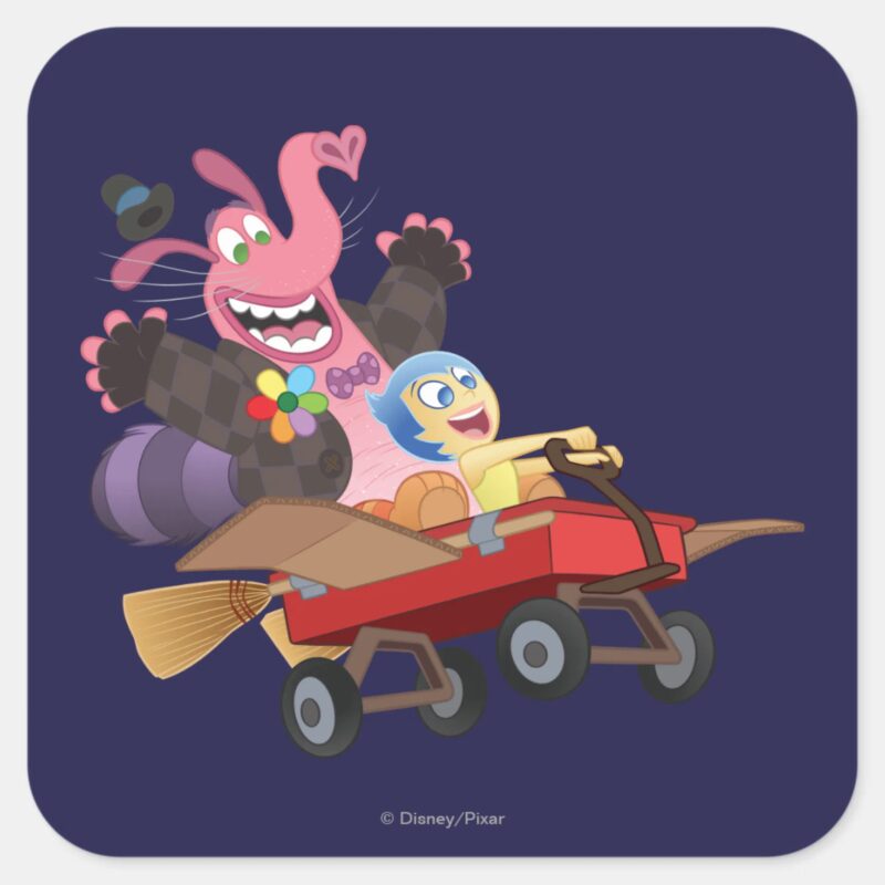 Emotional Roller Coaster Square Sticker