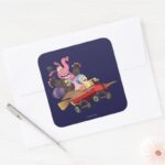 Emotional Roller Coaster Square Sticker