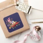 Emotional Roller Coaster Square Sticker