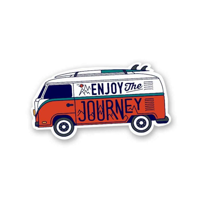 Enjoy The Journey Sticker