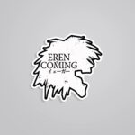 Eren Is Coming Anime Stickers
