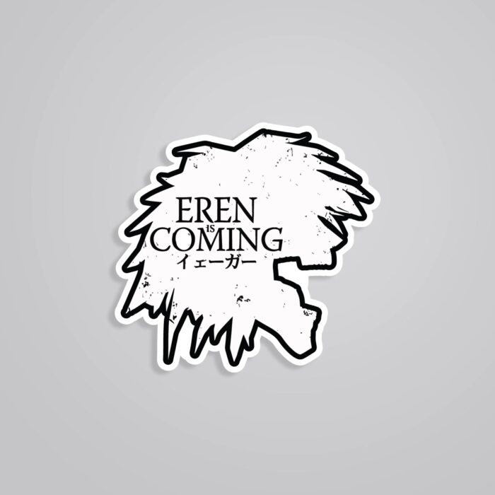 Eren Is Coming Anime Stickers