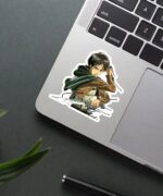 Eren In Battle Gear Sticker