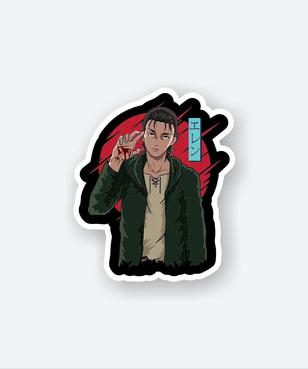 Eren Threatening Sticker