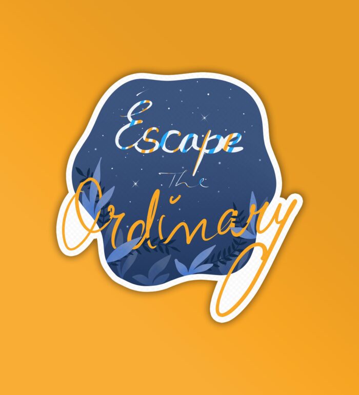 Escape The Ordinary Laptop Mobile Stickers