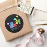 Everyday Is Full Of Emotions Classic Round Sticker