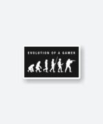Evolution Of A Gamer Sticker