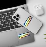 Ew People   Holographic Laptop   Mobile Sticker