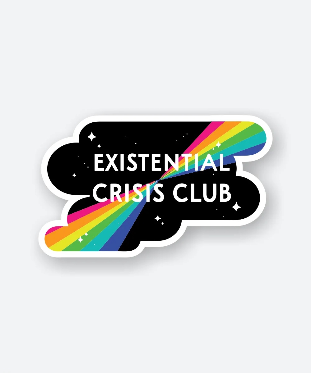 Existential Crisis Club Sticker