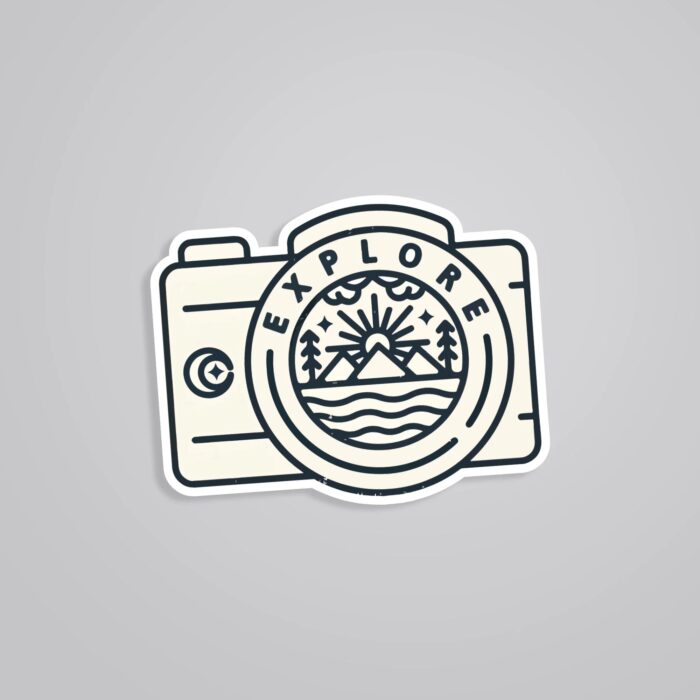 Explore Camera Travels Stickers