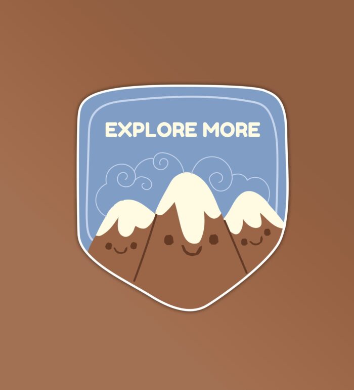 Explore More Sticker