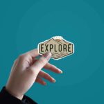 Explore Sticker