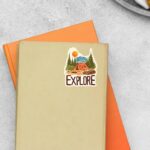 Explore The Wild Travels Stickers