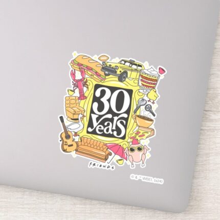 FRIENDS™ 30 Years Graphic Sticker
