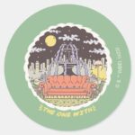 FRIENDS™ Cartoon Fountain Classic Round Sticker