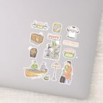 FRIENDS™ Cartoon Icons Sticker