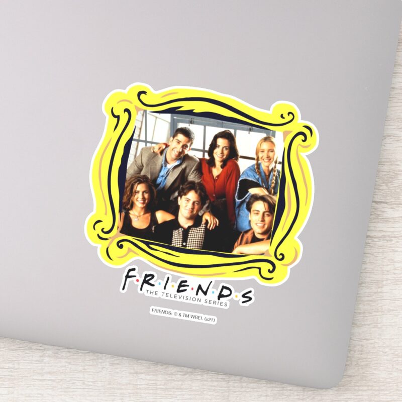 FRIENDS™ Cast Sitting In Monicas Apartment Sticker