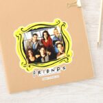 FRIENDS™ Cast Sitting In Monicas Apartment Sticker