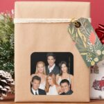 FRIENDS™ Cast In Formal Wear Closeup Square Sticker