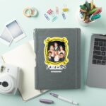 FRIENDS™ Cast In Formal Wear Closeup Sticker