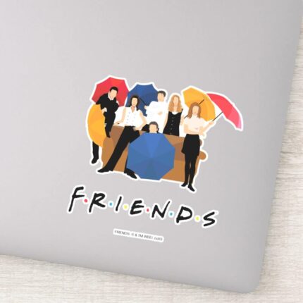FRIENDS™ Character Silhouette Sticker