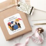 FRIENDS™ Character Silhouette Christmas Gift Tag