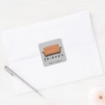FRIENDS™ Couch Square Sticker