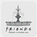 FRIENDS™ Fountain Square Sticker
