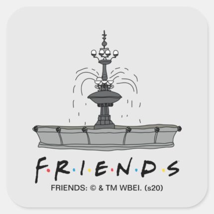 FRIENDS™ Fountain Square Sticker