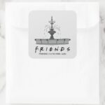 FRIENDS™ Fountain Square Sticker