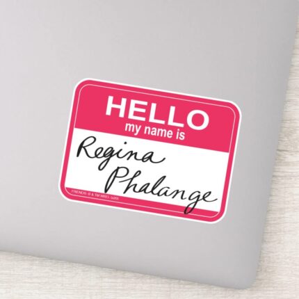 FRIENDS™ Hello My Name Is Regina Phalange Sticker