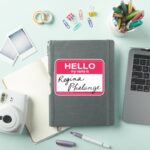 FRIENDS™ Hello My Name Is Regina Phalange Sticker