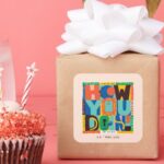 FRIENDS™ How You Doin Vibrant Graphic Square Sticker