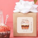 FRIENDS™ It Tastes Like Feet Square Sticker