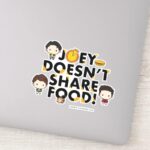 FRIENDS™ Joey Doesnt Share Food Chibi Sticker