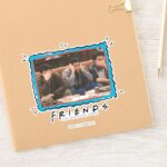FRIENDS™ Joey Ross And Chandler On The Couch Sticker