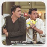 FRIENDS™ Joey Chandler Scared Square Sticker