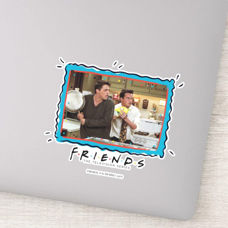 FRIENDS™ Joey Chandler Scared Sticker