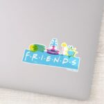 FRIENDS™ Logo With Icons Sticker